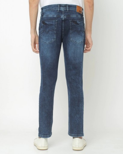 DNMX Washed Mid-Rise Jeans|BDF Shopping