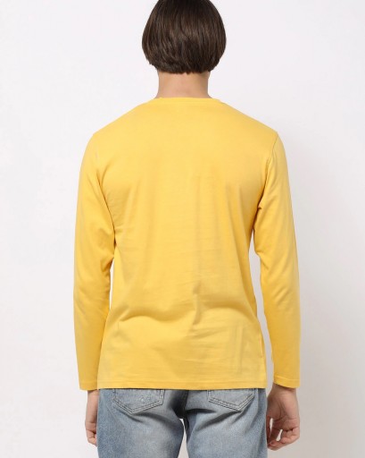 DNMX Typographic Print Full Sleeve Cotton T shirt BDF Shopping