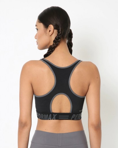 Sports Bra with Back Cutout